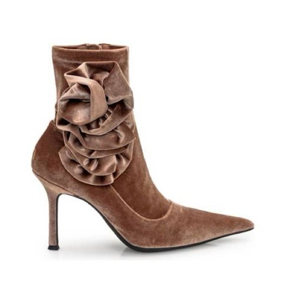 Jeffrey Campbell Florette Boot Velvet Sz 6.5 - Picture 2 of 9